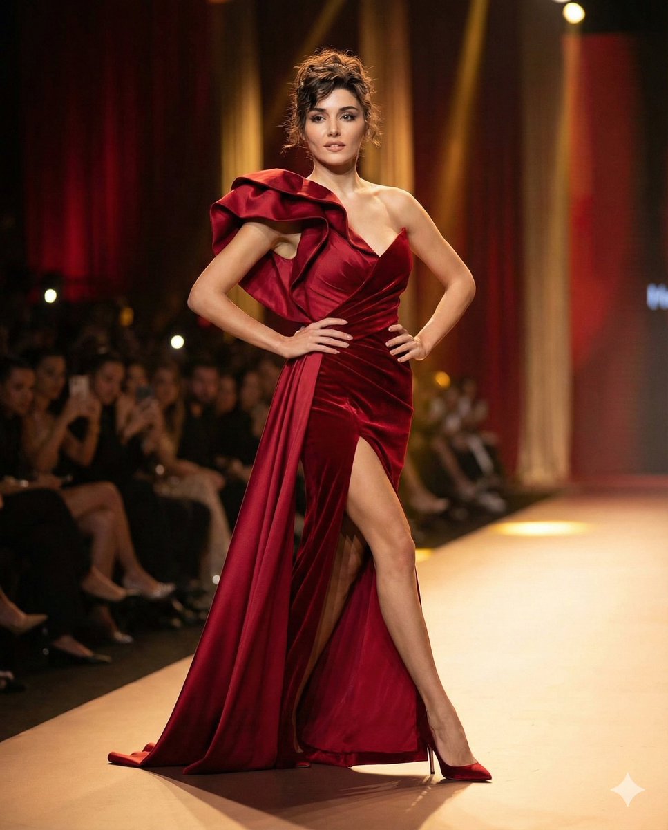 Couture Runway Fashion Editorial of Hande Ercel — example 2