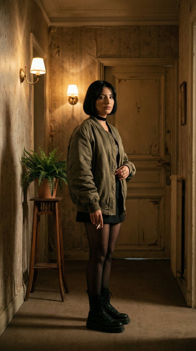Cinematic Poster Still: 90s Urban Drama (Mathilda Inspired) — example 1