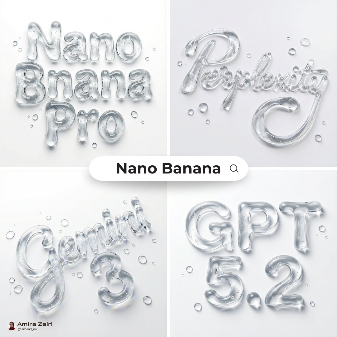 Abstract Liquid Typography Generation Prompt — example 1