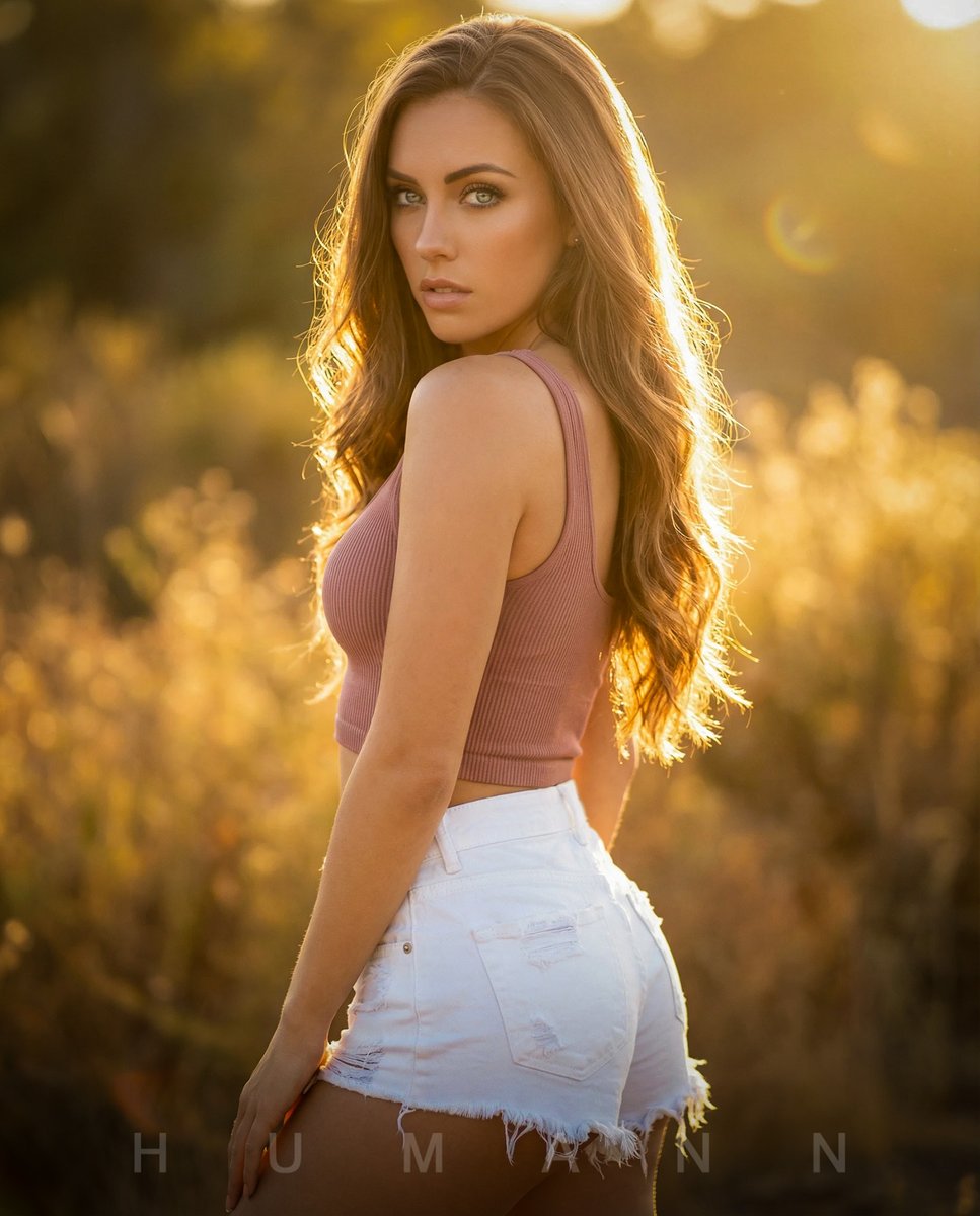 Golden Hour Backlit Portrait — example 1