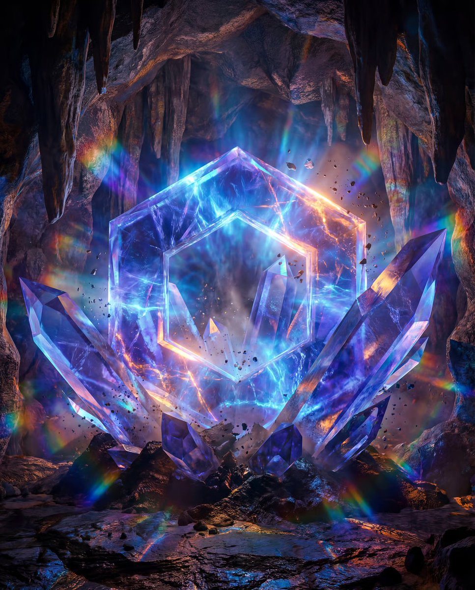 Photorealistic Crystal Logo Generation — example 3