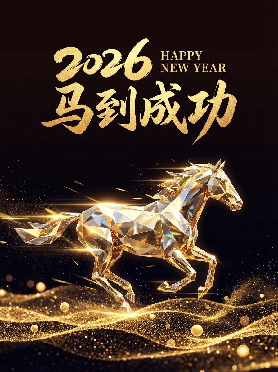 2026 Year of the Horse Poster Design Prompt — example 1