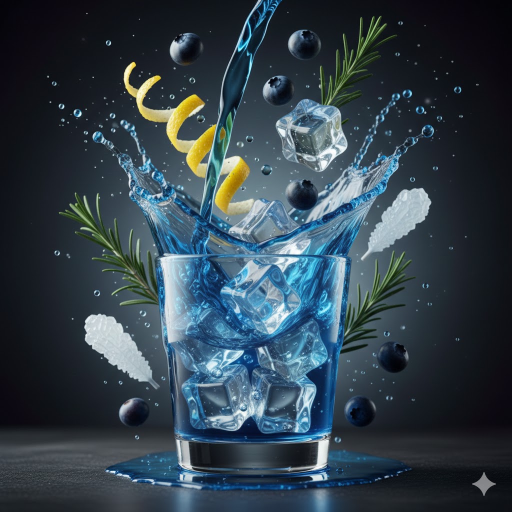Hyper-realistic Floating Food Photography — example 1