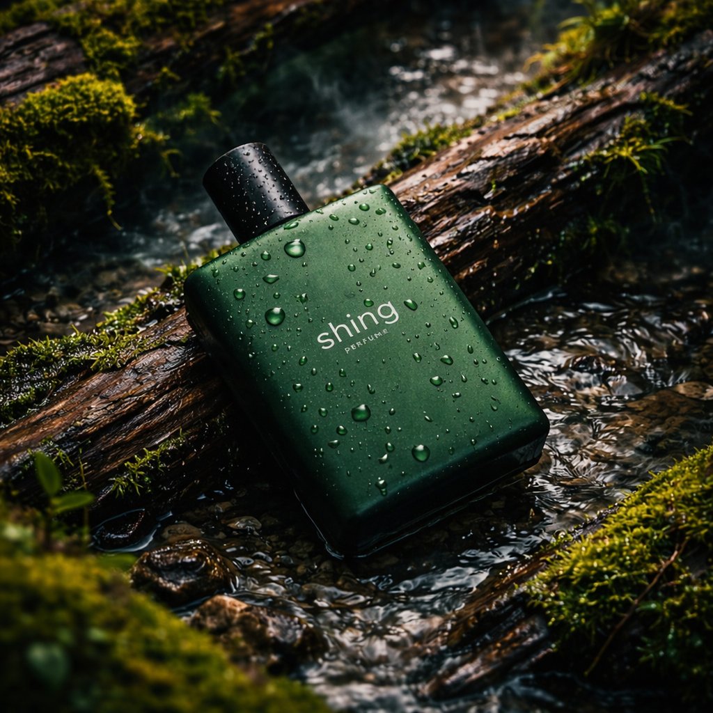 Photorealistic Product Photography in a Forest Setting — example 2