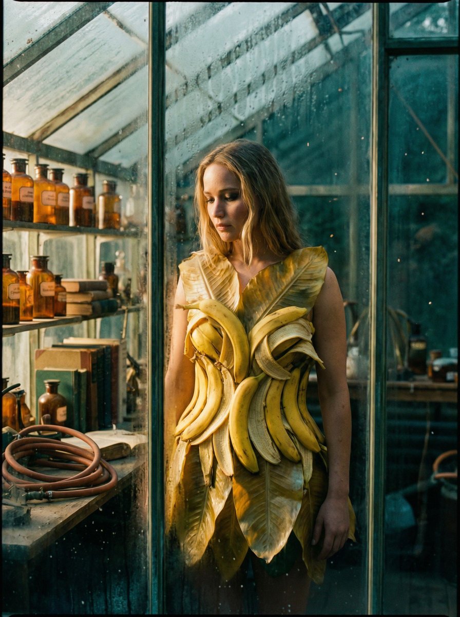 Tropical Melancholy Laboratory Surreal Portrait — example 2