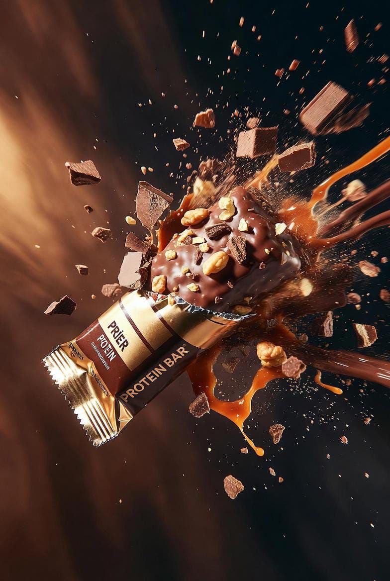 Ultra-cinematic Protein Bar Product Photography — example 3