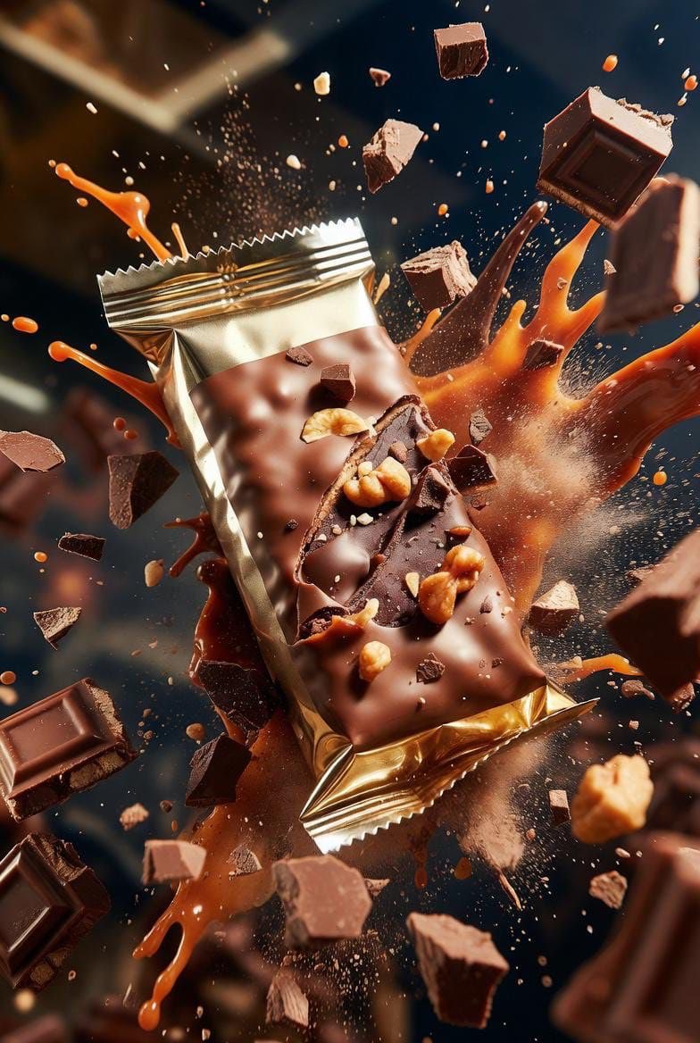 Ultra-cinematic Protein Bar Product Photography — example 4