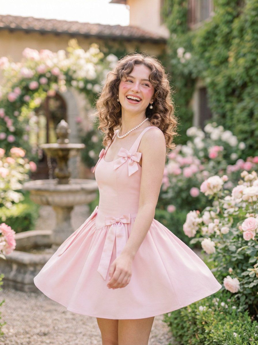 Coquette Pink Fashion Editorial — example 1
