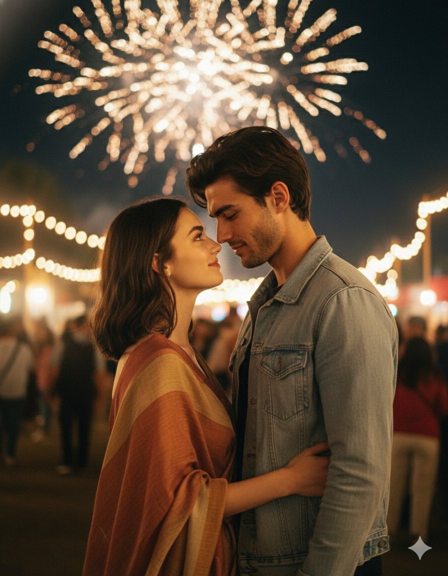 Three Cinematic Couple Photoshoot Prompts — example 3