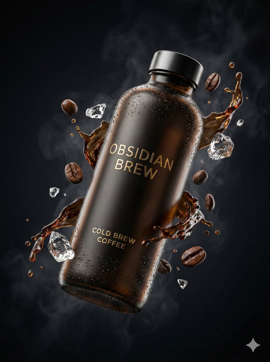 Ultra-Cinematic Luxury Cold Brew Product Photography — example 1