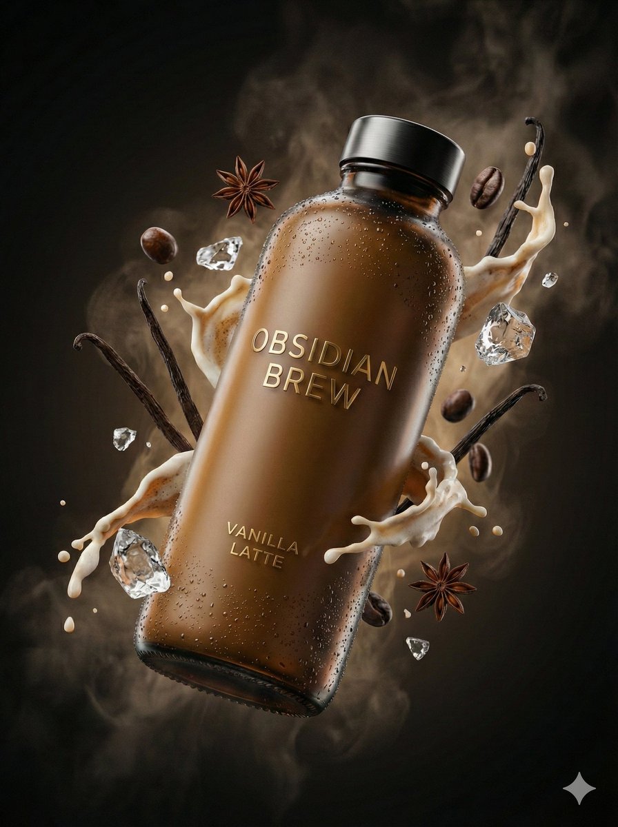 Ultra-Cinematic Luxury Cold Brew Product Photography — example 2