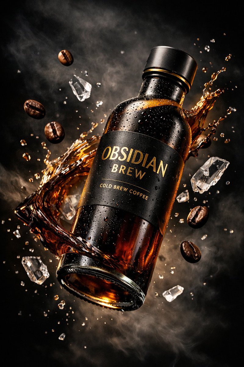 Ultra-Cinematic Luxury Cold Brew Product Photography — example 3