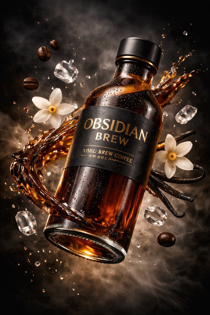 Ultra-Cinematic Luxury Cold Brew Product Photography — example 4
