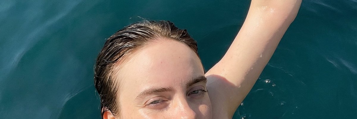 Close-Up Water Selfie of Billie Eilish — example 2
