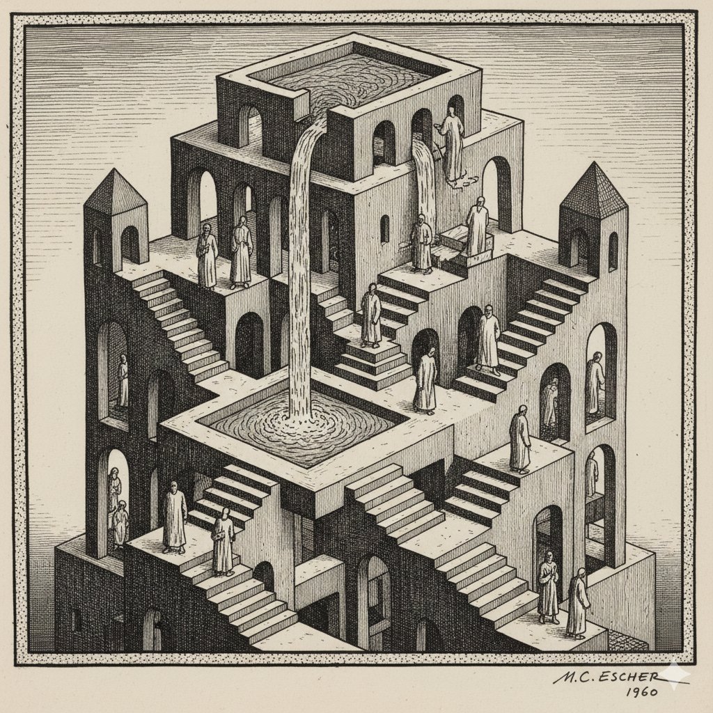 Escher-style Optical Illusion Generation — example 1