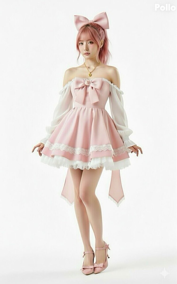 Cute Ribbon Coordinate Fashion Prompt — example 2