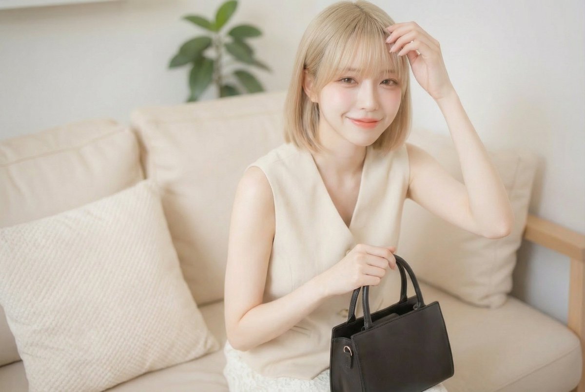 AI Fashion Prompt: Monochromatic Minimalist Utilitarian Style
