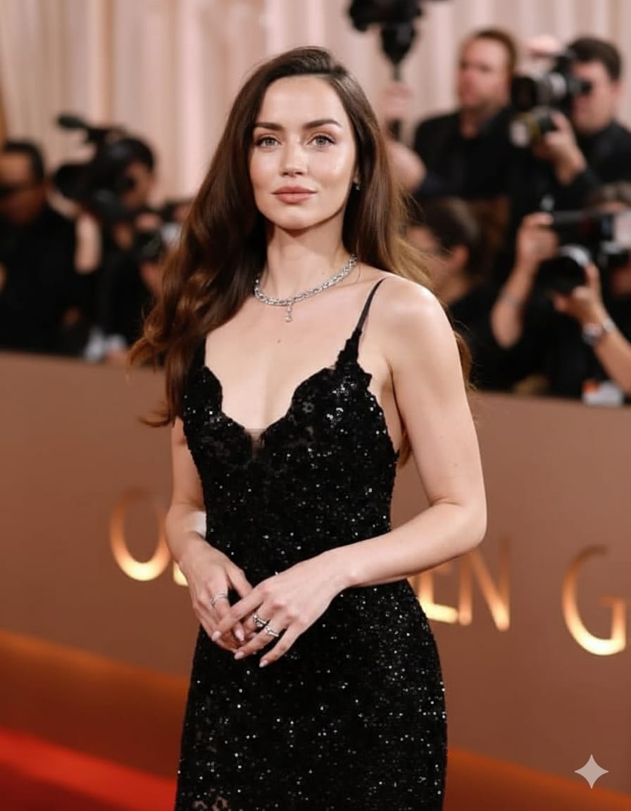 Ana de Armas Red Carpet Glamour Portrait — example 1