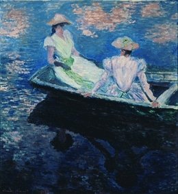 Monet Style Boat Ride Image Generation — example 2
