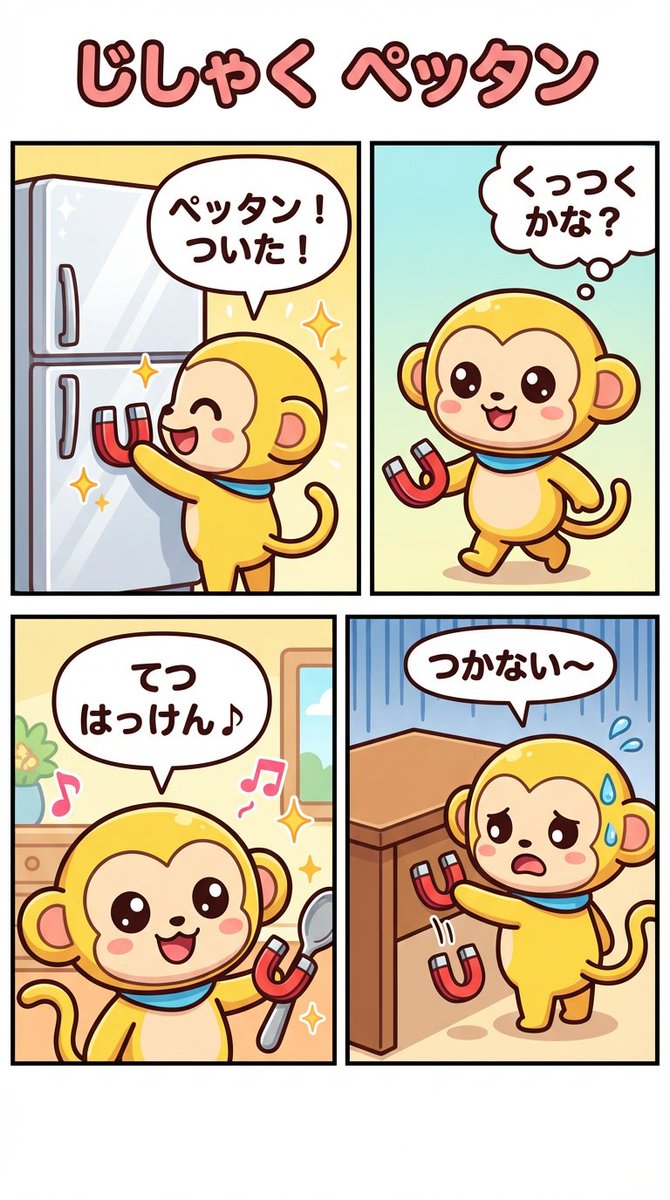 Nano-kun's Daily Life: Magnet Comic Strip Prompt — example 1