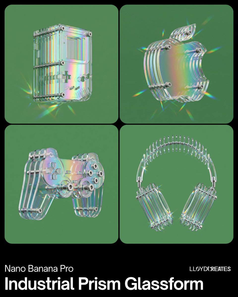 Industrial Prismatic Glassform Product Visual — example 1