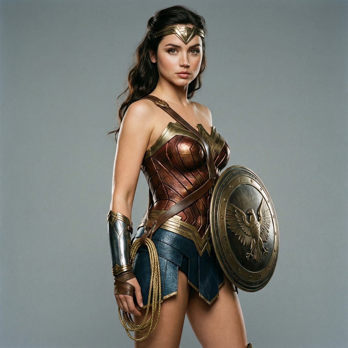 Ana De Armas as Wonder Woman Studio Portrait — example 2