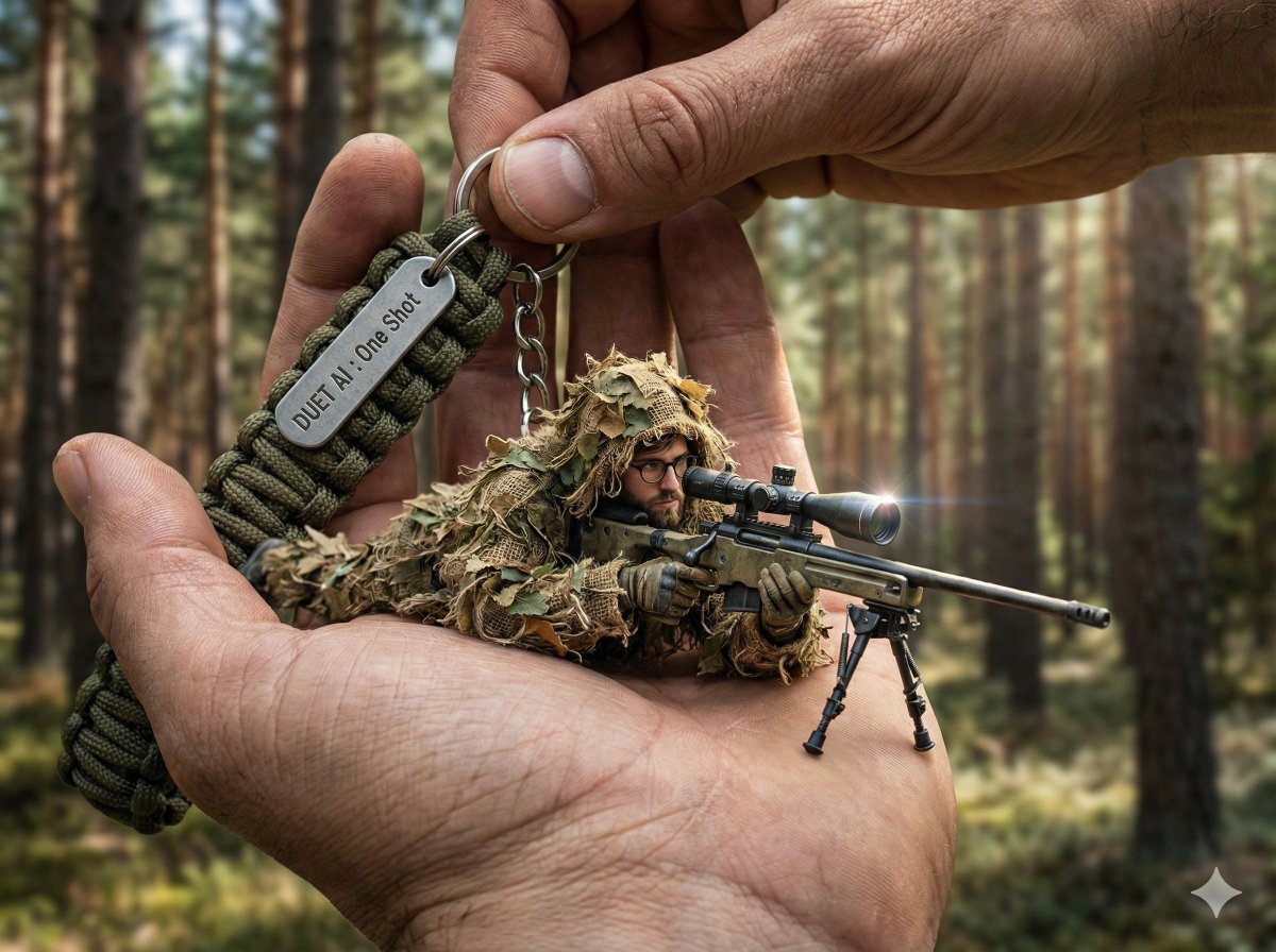 Macro Shot of Miniature Sniper Scene — example 2