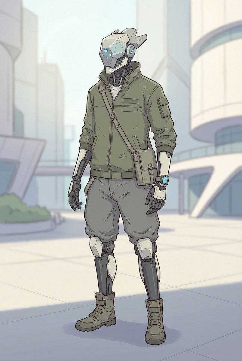 Humanoid Mech Generator for Urban Life — example 2