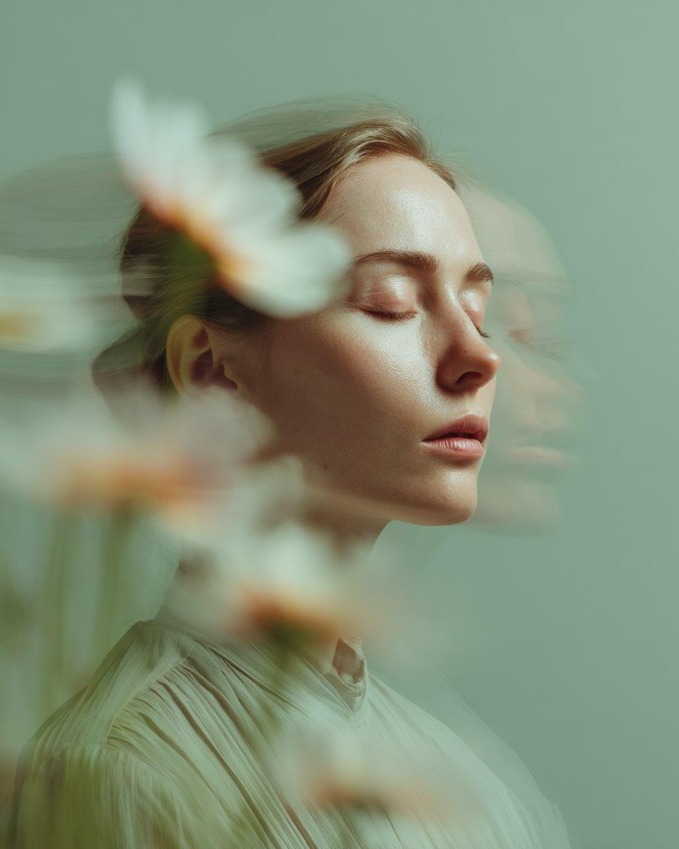 Dreamy Fine-Art Portrait with Double Exposure Effect — example 2