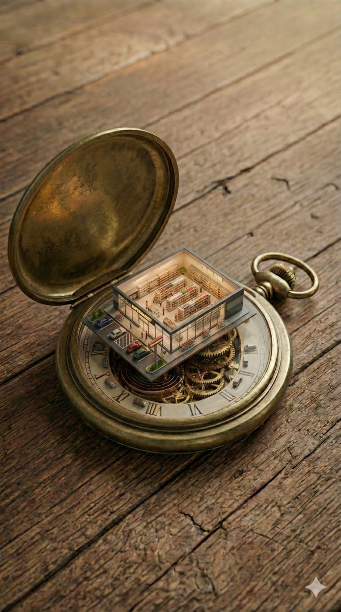 Miniature Metropolis Inside a Vintage Pocket Watch — example 3