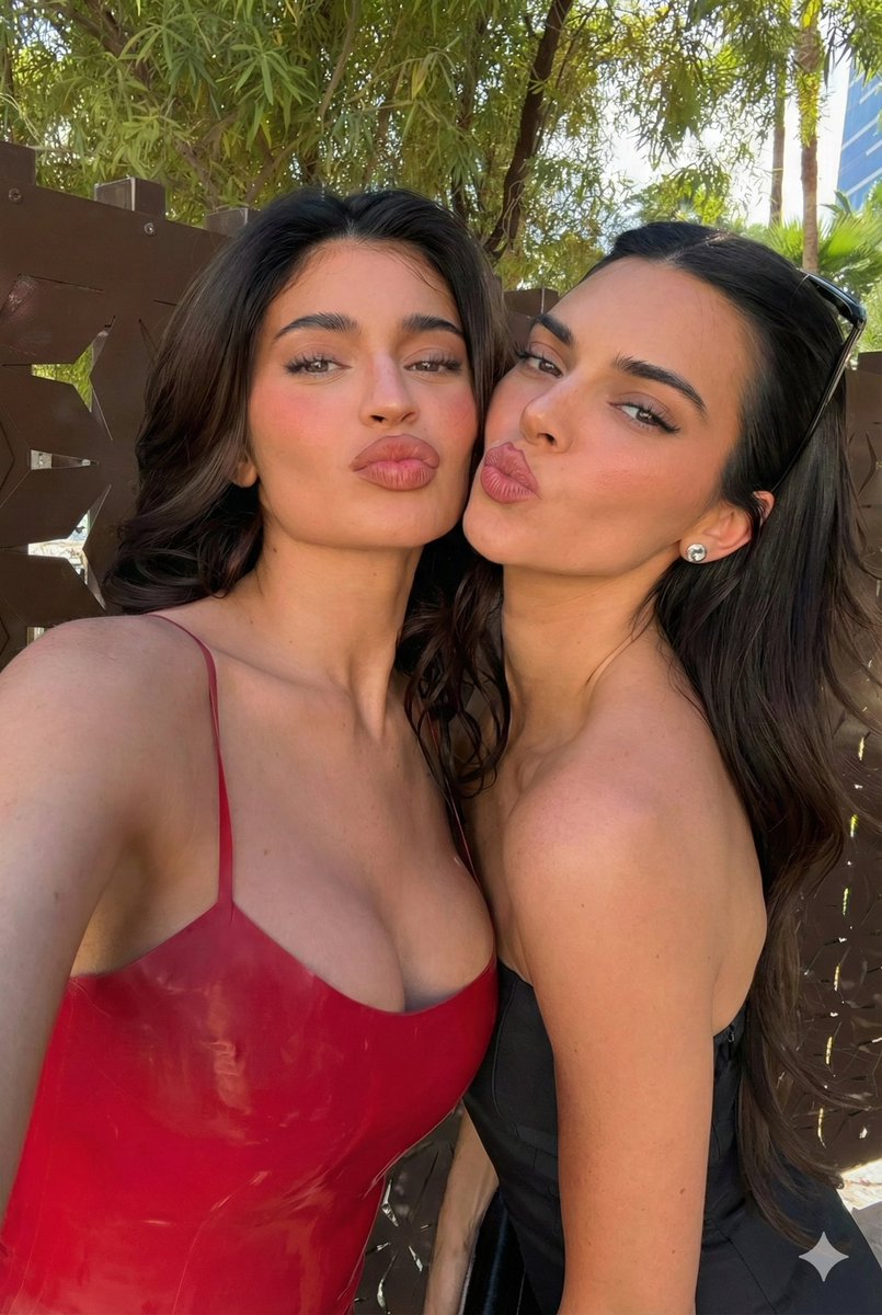 Glamorous Influencer Selfie Portrait (Two Women) — example 1