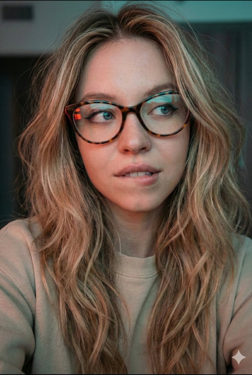 JSON Prompt for Cinematic Dual-Tone Selfie Portrait — example 1