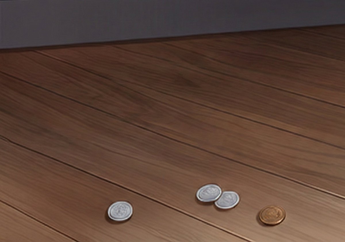 Generating Realistic Japanese Currency on a Floor — example 1