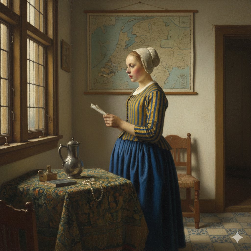 Vermeer Style Image Generation — example 1