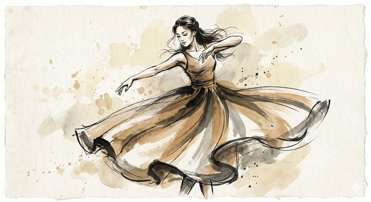 Ink and Wash Illustration Generator — example 1