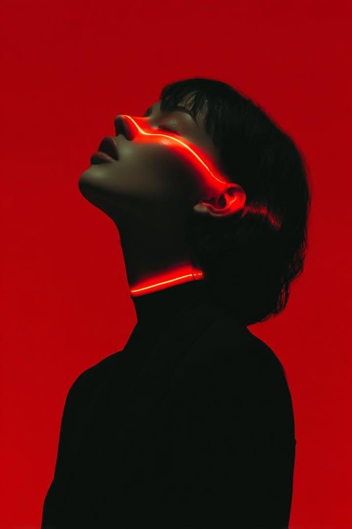 Cyberpunk Neon Portrait — example 1