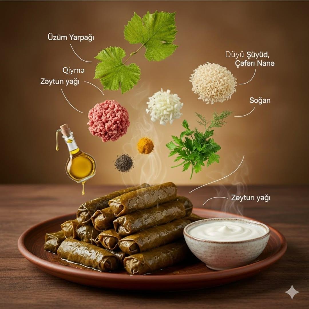 Cinematic Food Infographic with Floating Ingredients