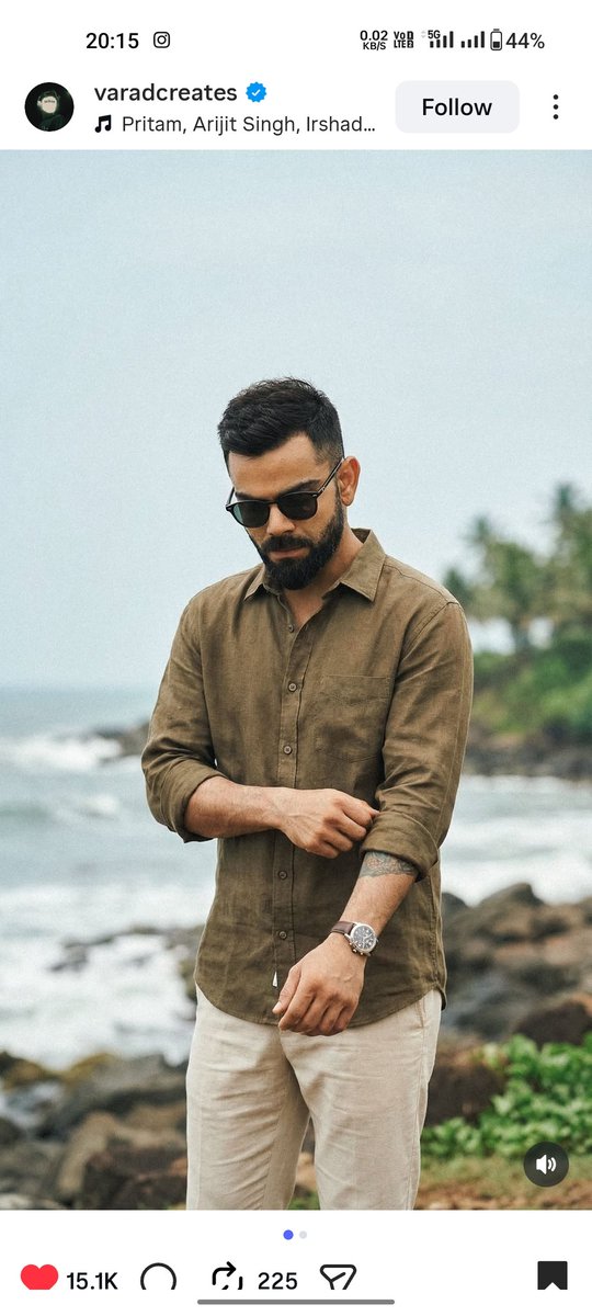Ultra-Realistic Coastal Lifestyle Portrait (Virat Kohli) — example 1