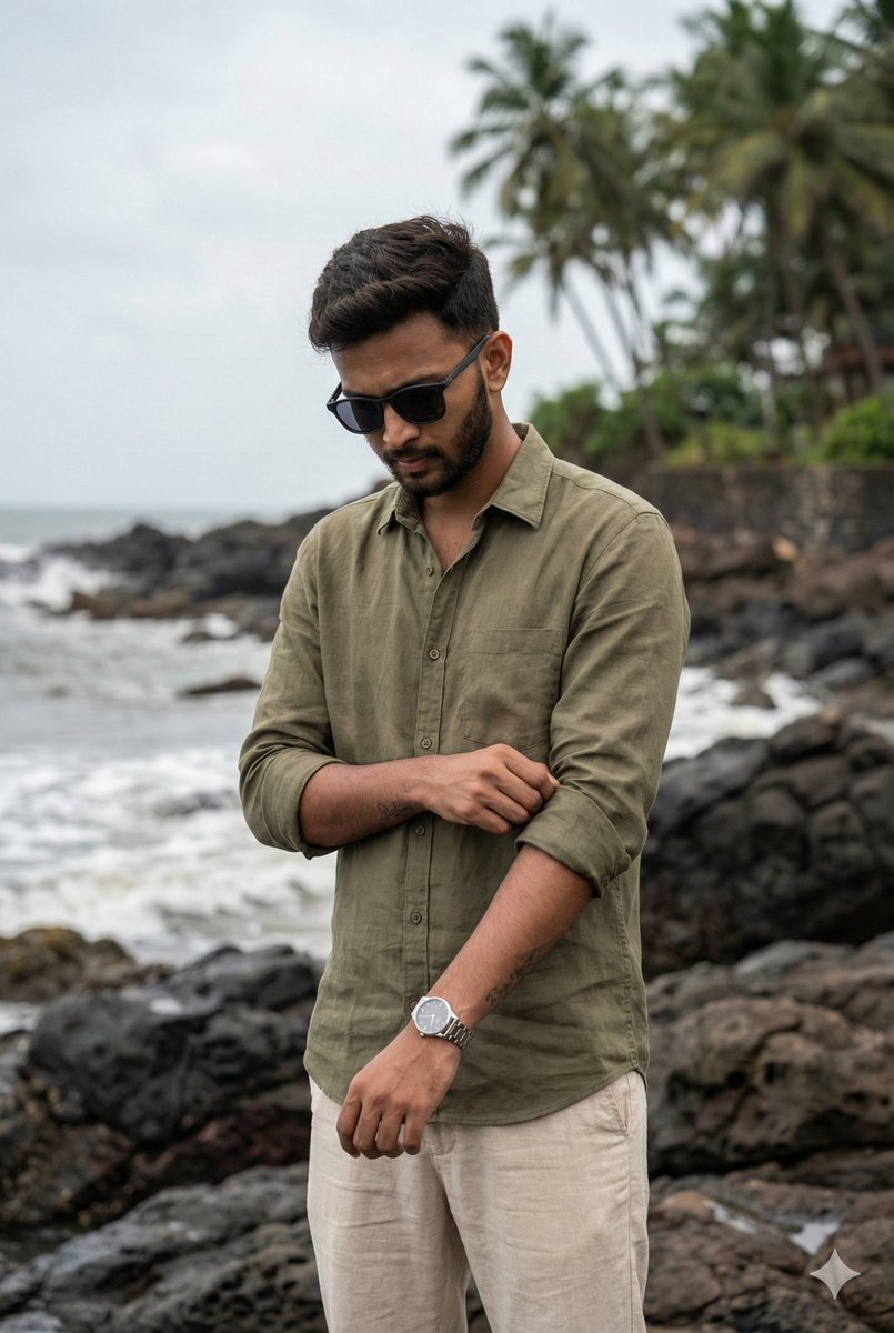 Ultra-Realistic Coastal Lifestyle Portrait (Virat Kohli) — example 2