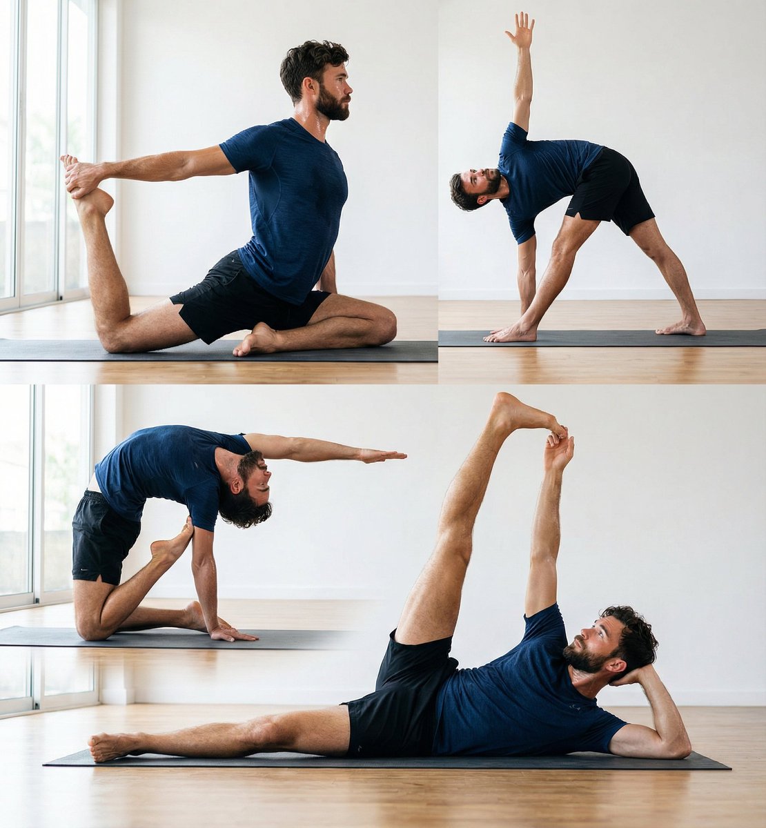 Pose transfer for fitness shots — example 1