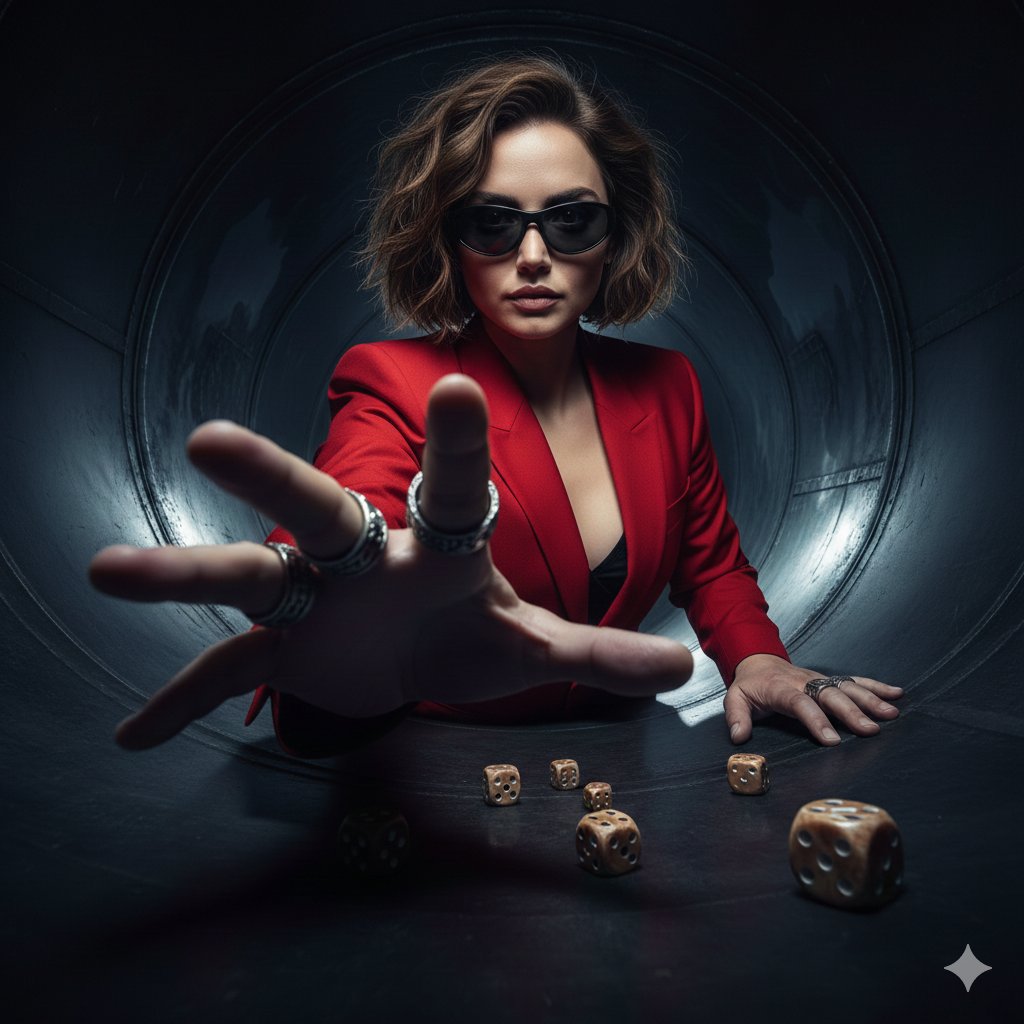 Cinematic Industrial Portrait with Macro Perspective — example 2