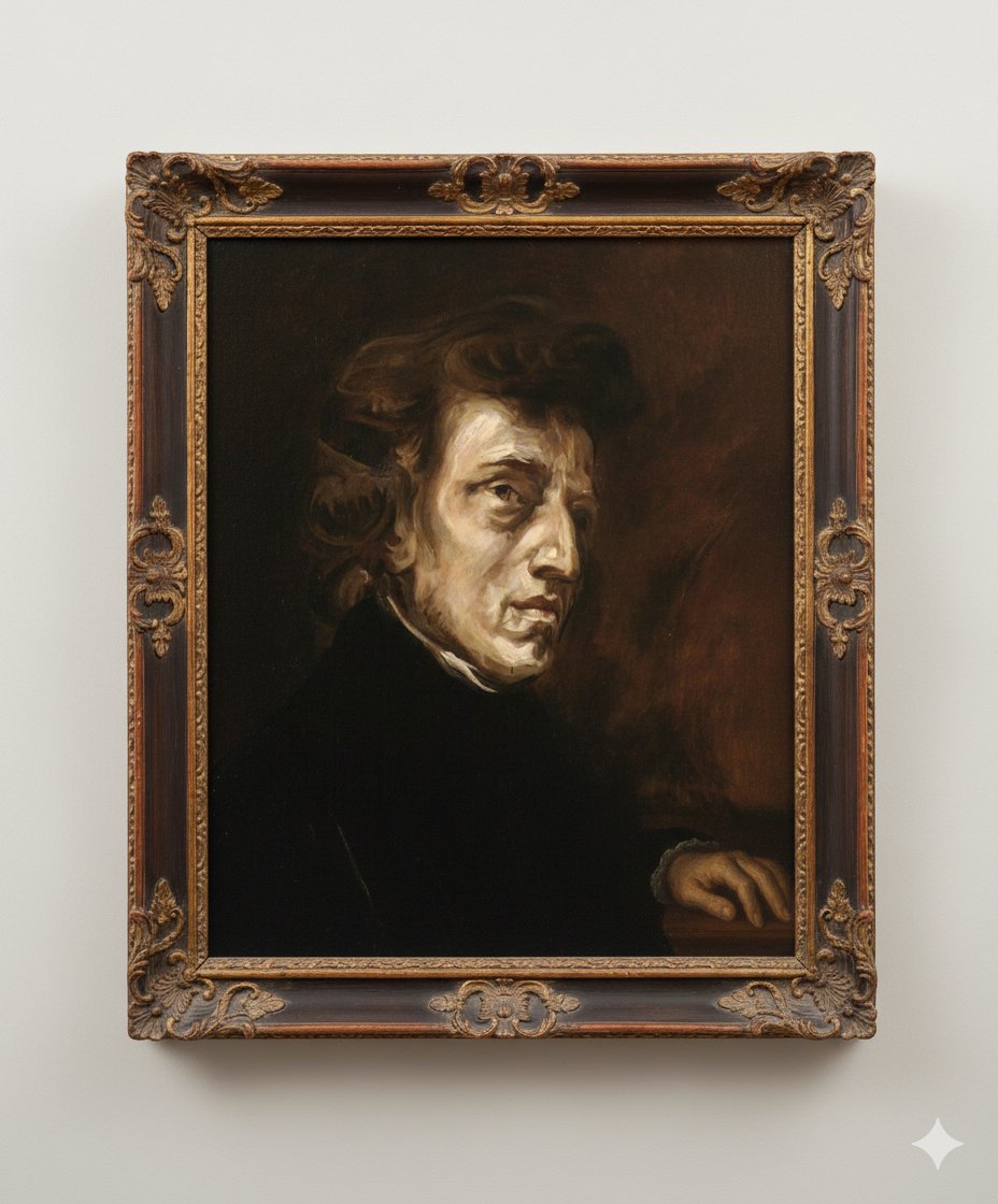 Image Generation Prompt: Altering a Chopin Painting — example 1