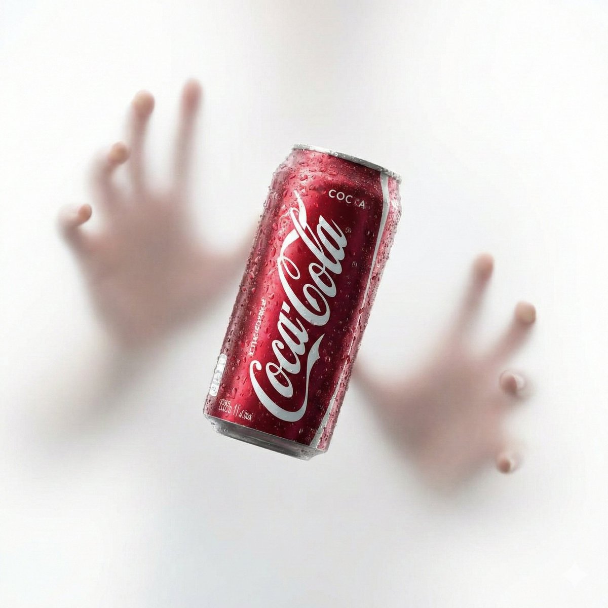 Ethereal Product Visual with Frosted Glass Hands — example 2