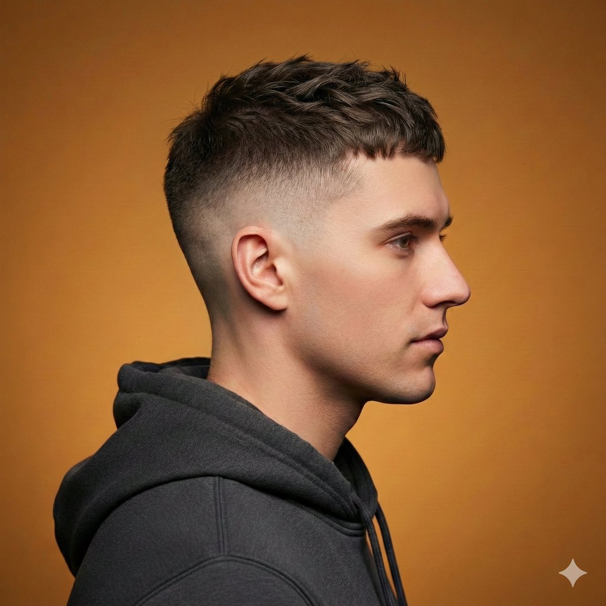 Ultra-Realistic Studio Haircut Portrait — example 1