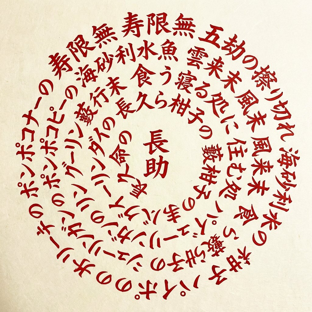 Lavart Agent Text Correction for Jugemu Prompt — example 1