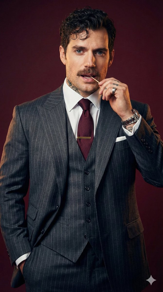 Ultra-Realistic High-Fashion Studio Portrait Prompt for a Male Model (Modern Mafia Aesthetic) — example 1