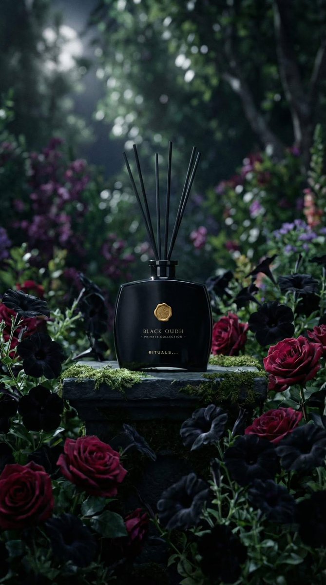 Luxury Product Photography: Black Oudh Diffuser — example 2