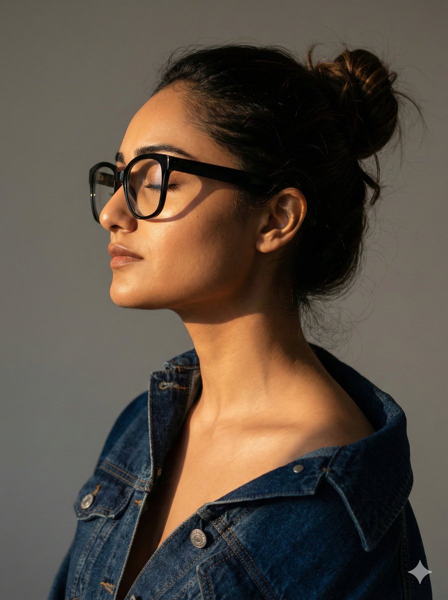 Cinematic Profile Portrait with Identity Preservation — example 1