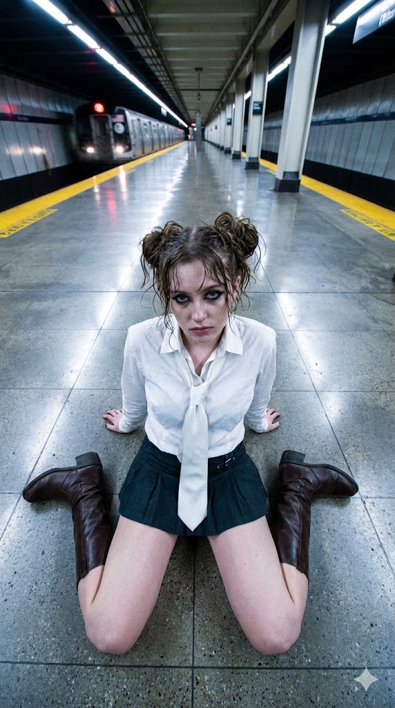 Liminal Transit Aesthetic Portrait — example 1