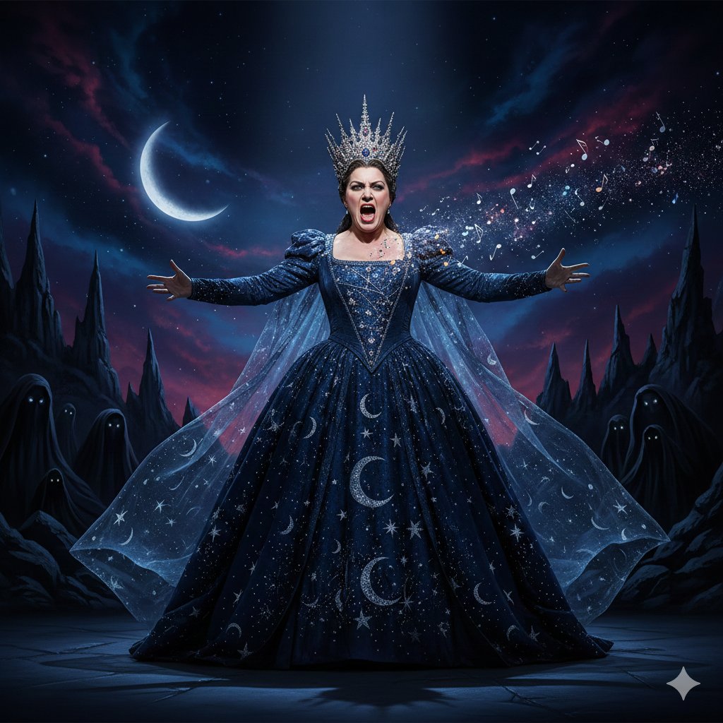 The Magic Flute - Queen of the Night Prompt — example 3